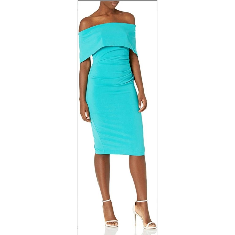 Vince Camuto Off Shoulder Dress Size 10 NWT